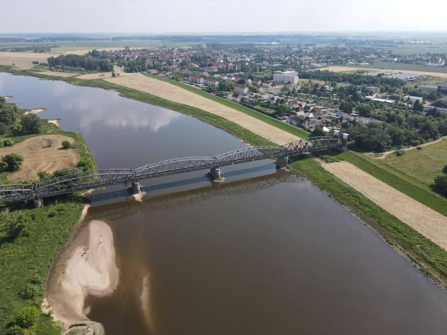 Ferienwohnung Boerdeblick Barby Exteriör bild