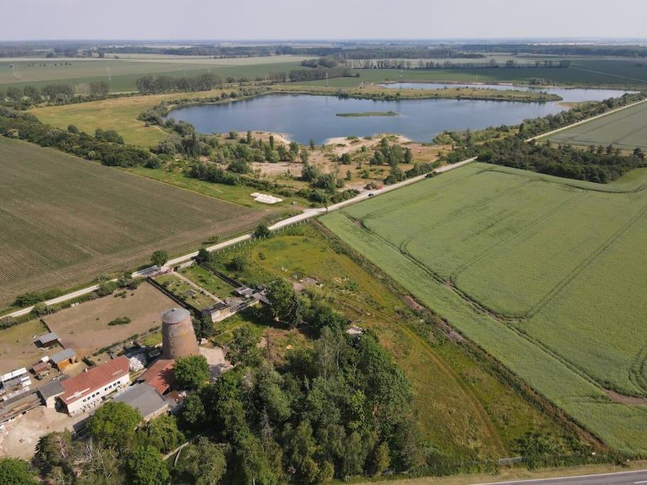 Ferienwohnung Boerdeblick Barby Exteriör bild
